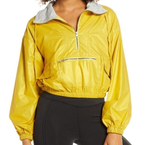 Free People Moonlight Reflective Jacket Gold XS NWT - Picture 7 of 7